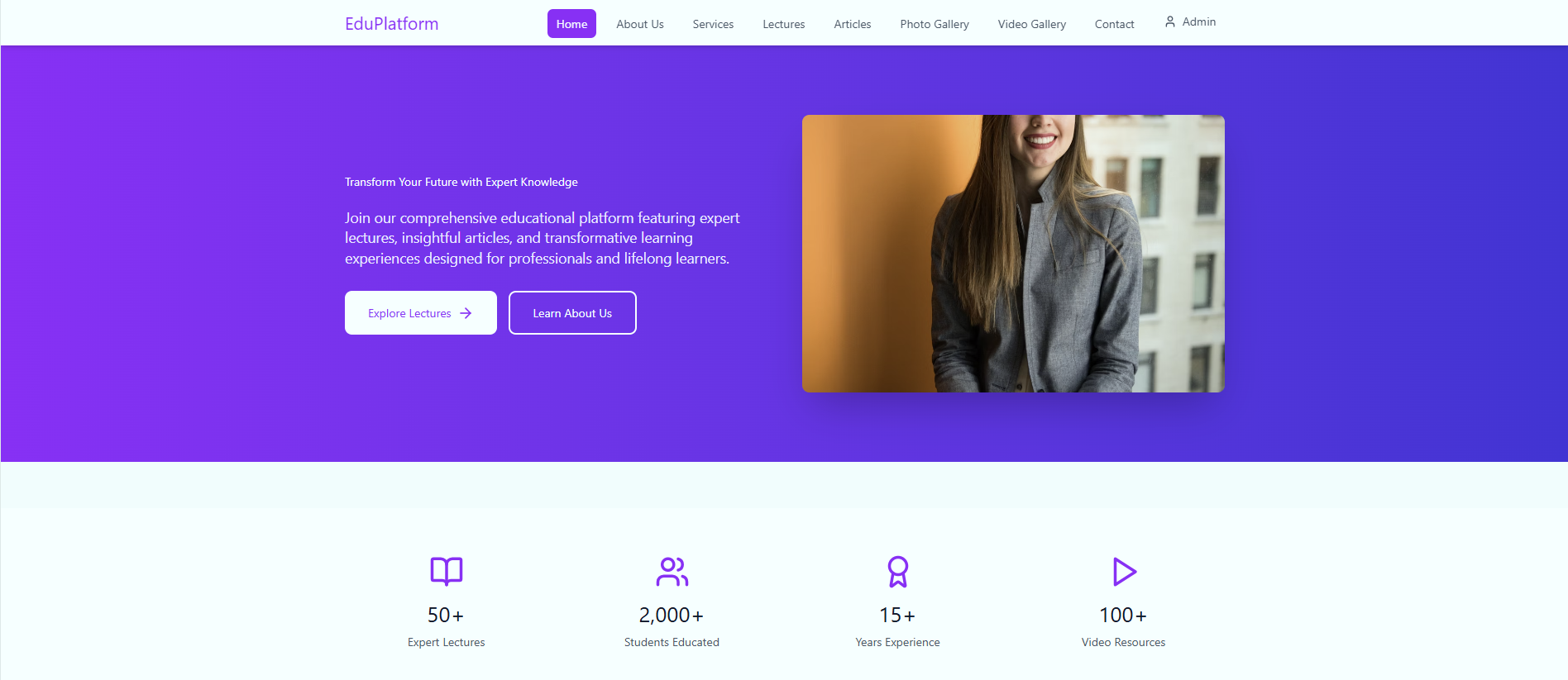 Instructor Website